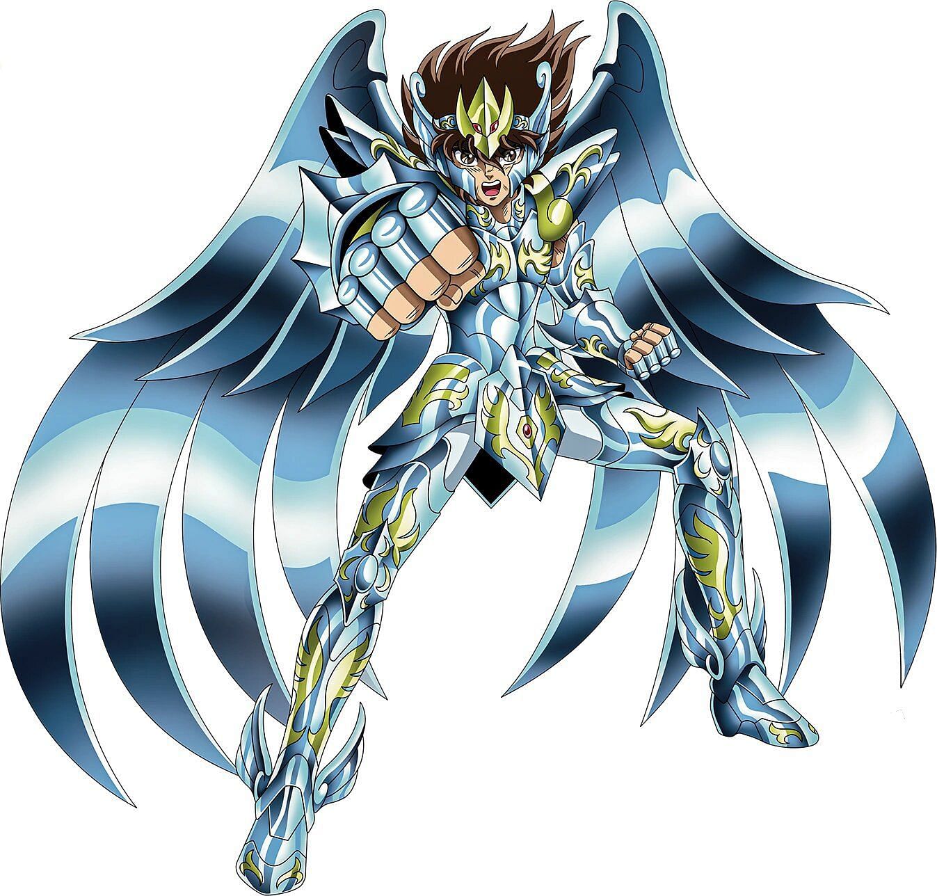 Seiya with this cloth could easily tank Gojo's 200% Hollow Purple (Image via Toei Animation).